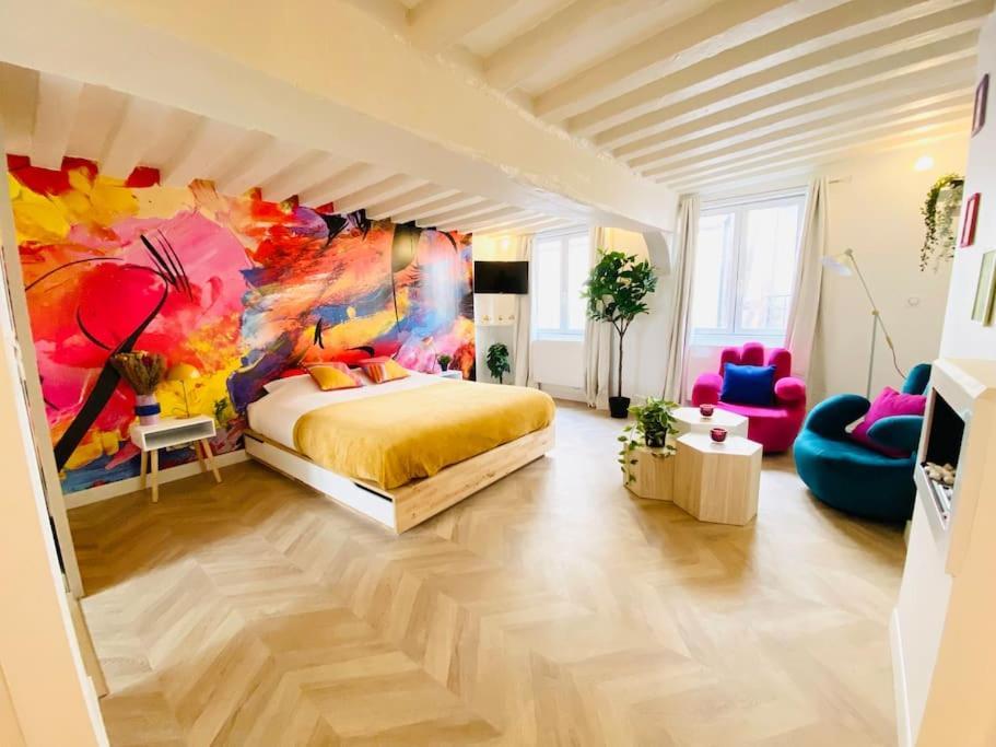 Le Pop Apartment Rouen Bagian luar foto