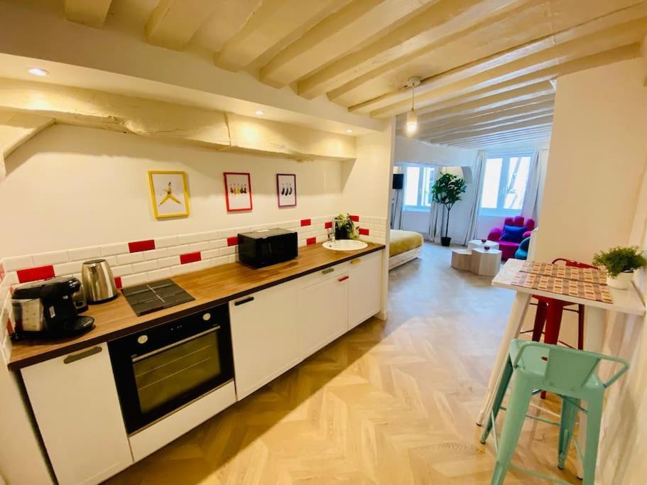Le Pop Apartment Rouen Bagian luar foto